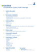 Checklist Compressed Air Quality Food + Beverage