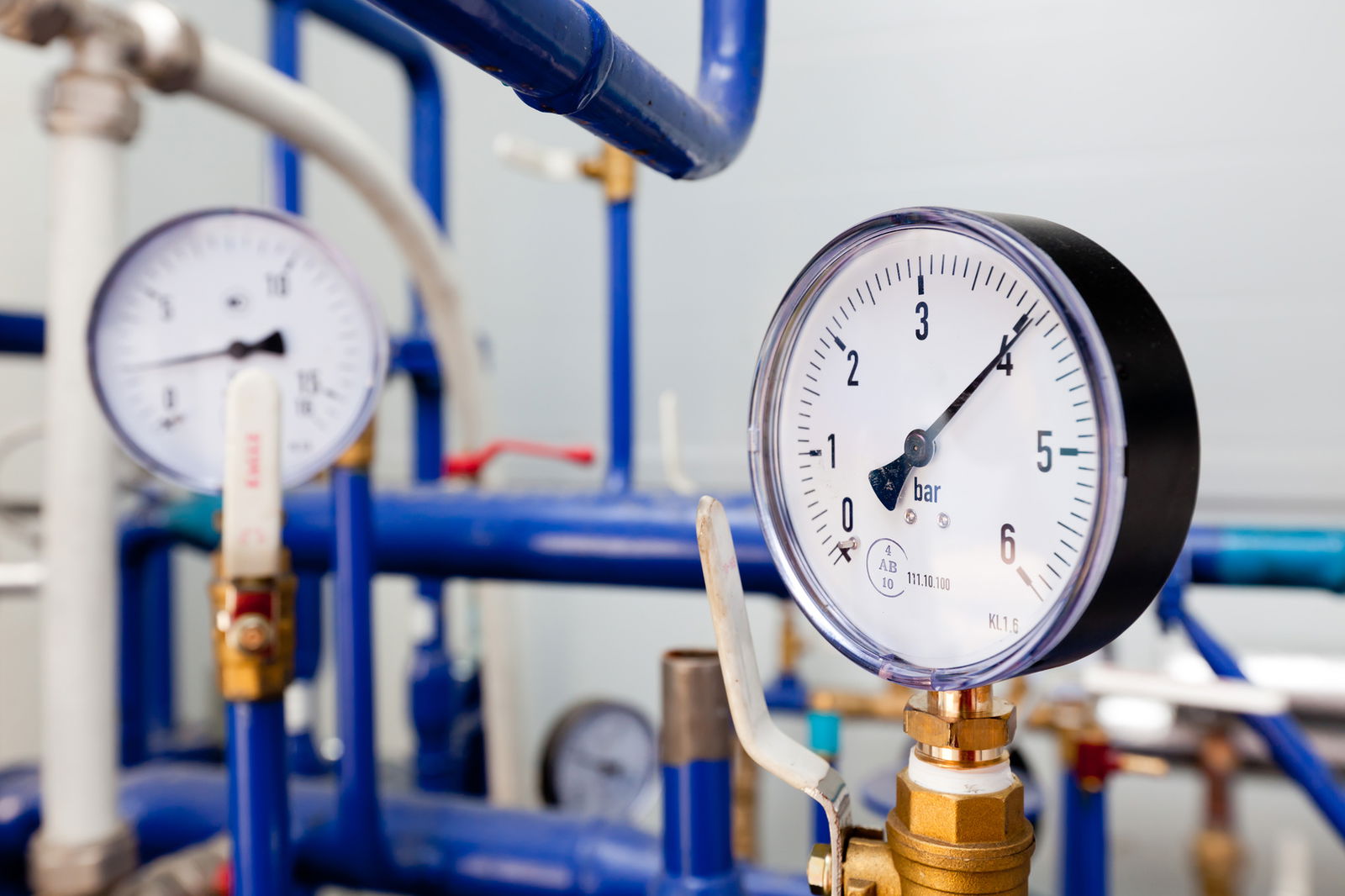 Compressed air pressure gauge Compressed air pressure gauge